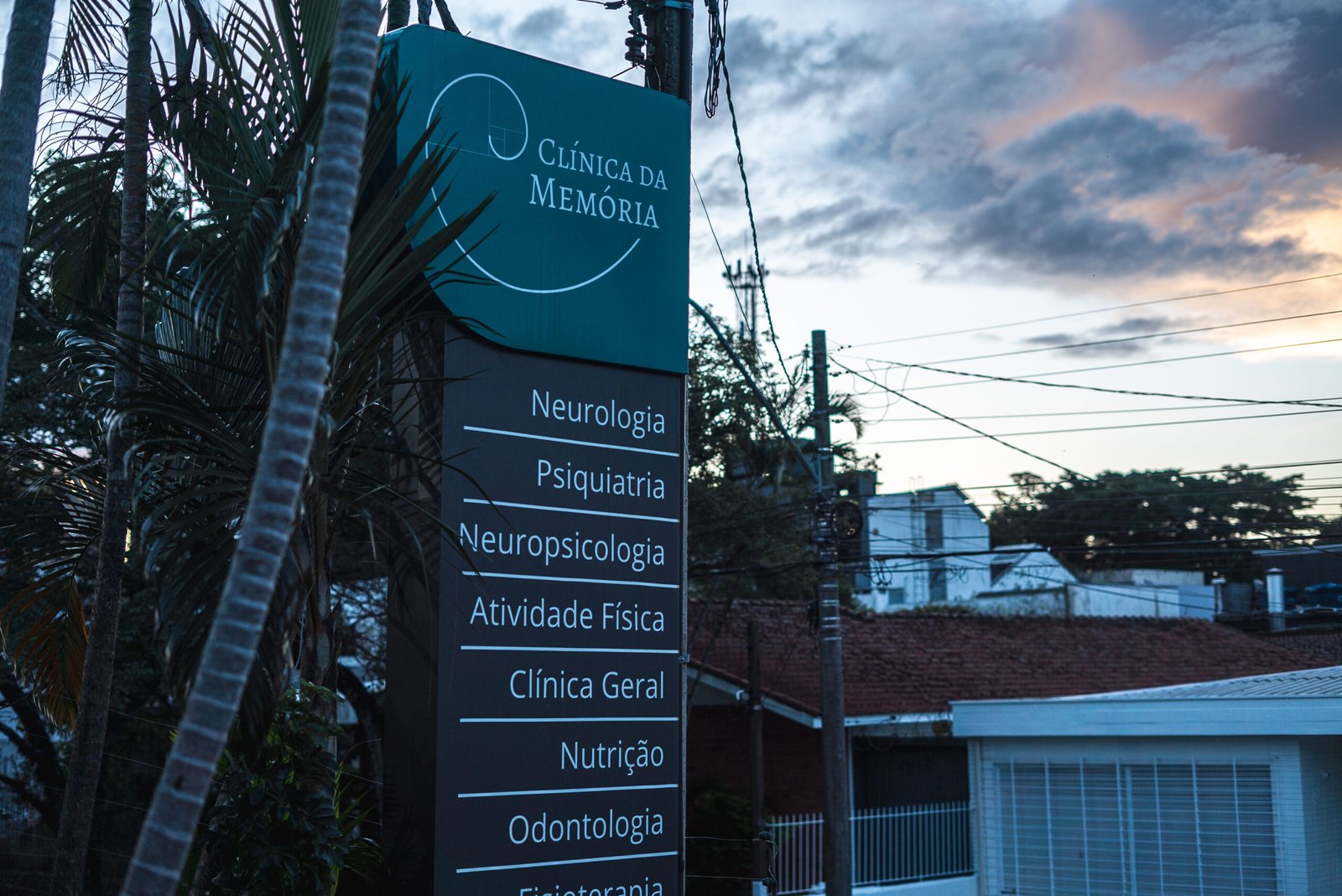 Fachada da Clínica da Memória
